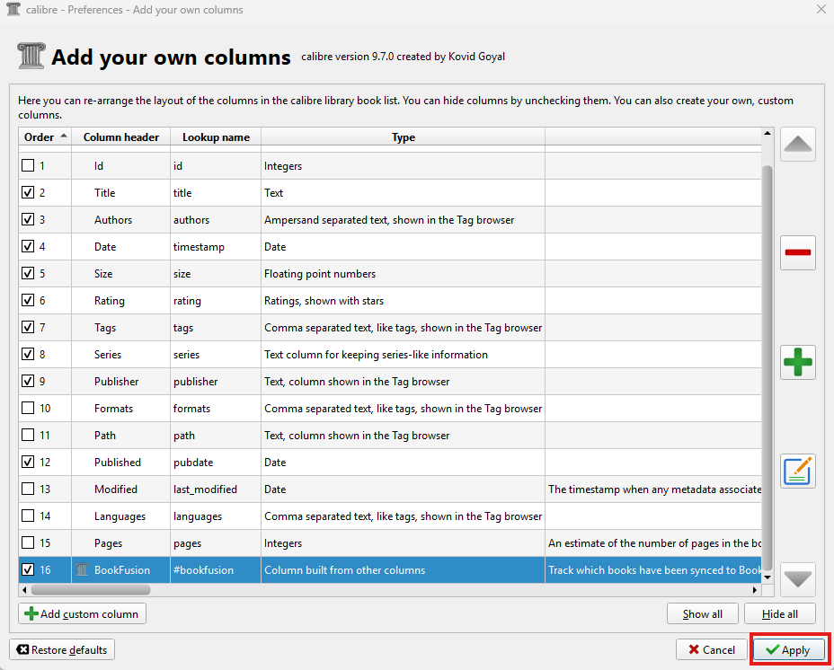Add Custom Column