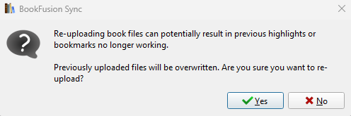A Confirmation Prompt