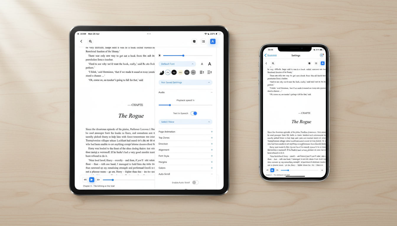 mobile tts in reader