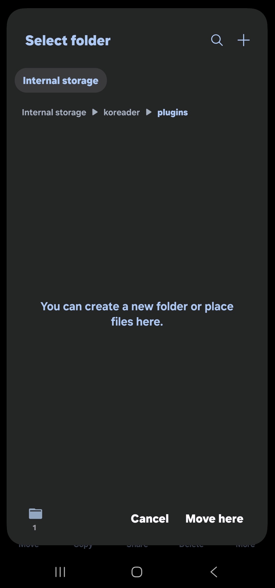 Copy the plugin into the KOReader plugins folder